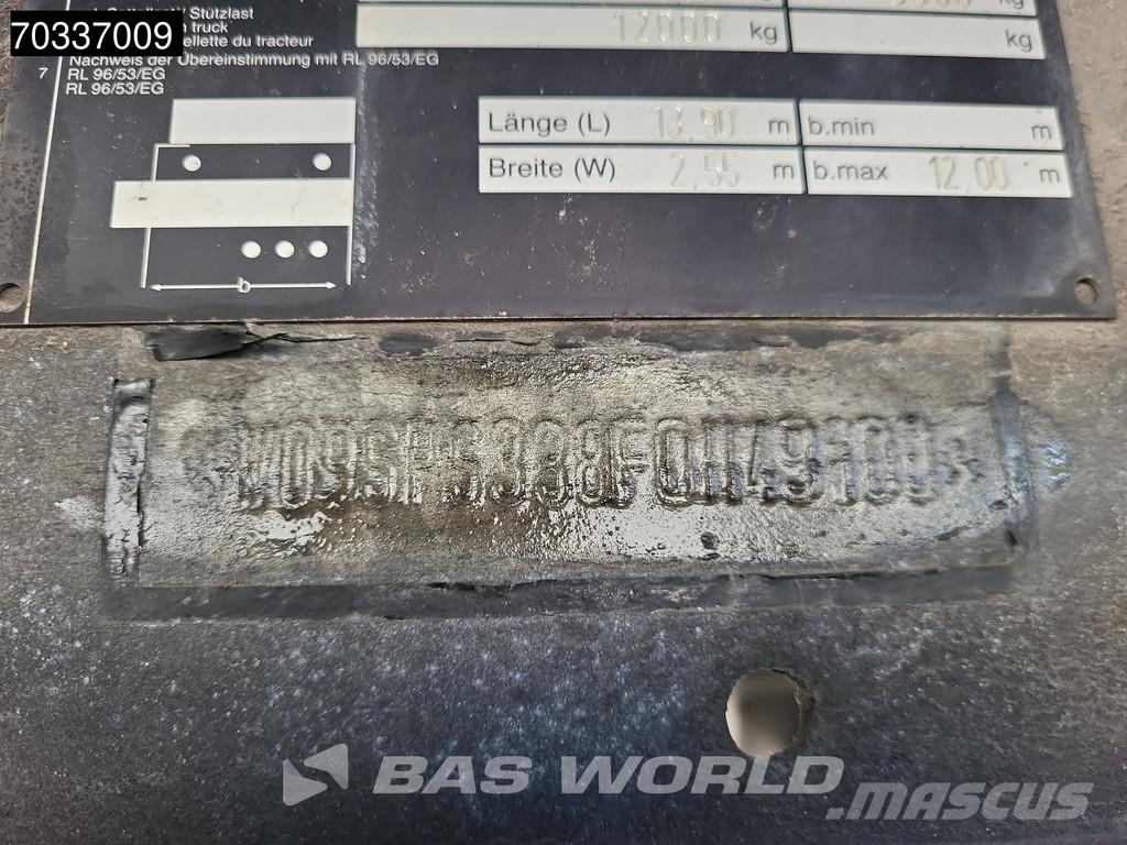 H&W NUTZFAHRZEUG-TECHNIK HWDPSS38 Hydr. Loading Floor Tieflader-Auflieger