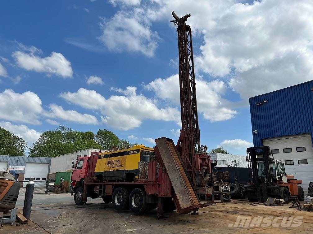 Sisu 12E480 6X6 WATER WELL DRILL ATLAS COPCO XRV410 (50 Perforadoras de pozos