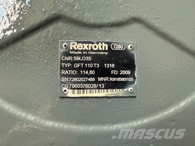 Tana G 320 REXROTH FINAL DRIVE GFT 110 T3 Transmisija