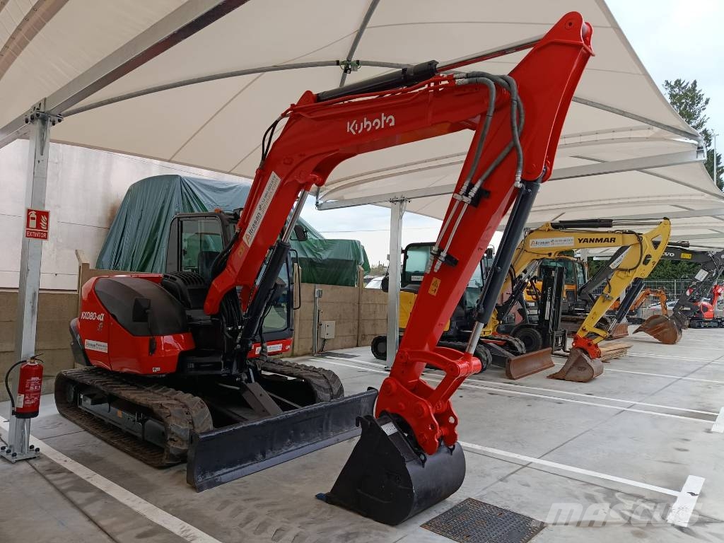 Kubota KX 080-4 Midigraafmachines 7t - 12t