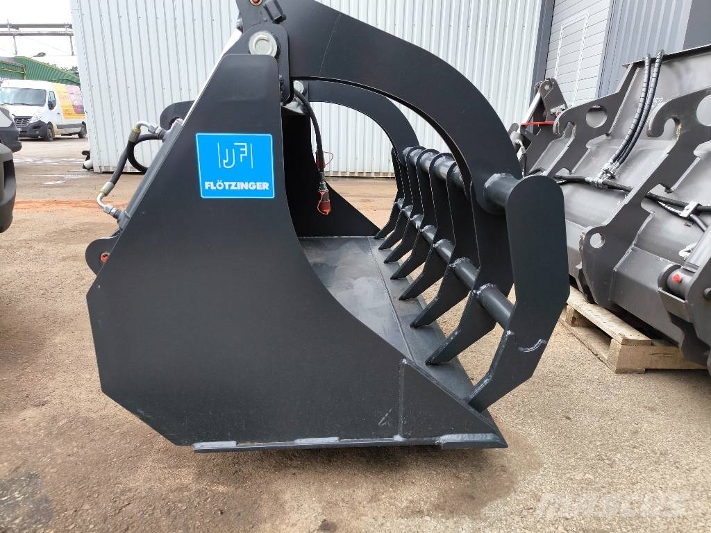 Flotzinger 1m3 bucket with Grapple Baldes