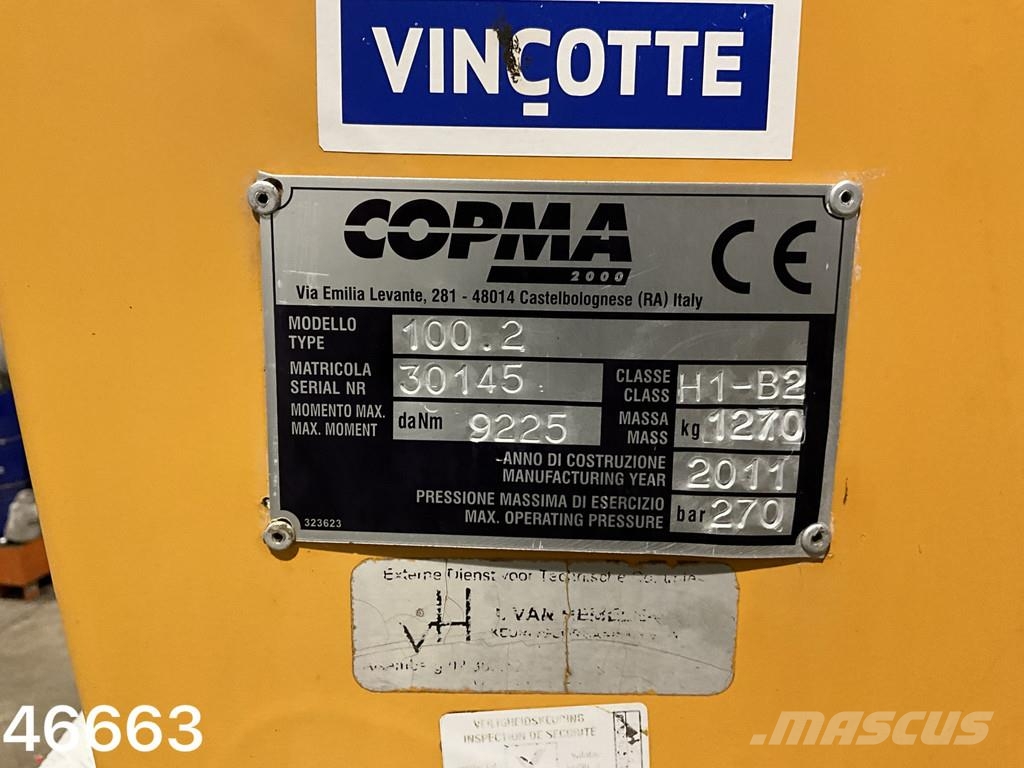 MAN TGM 15.250 Copma 11 Tonmeter laadkraan 全路面起重機/吊車