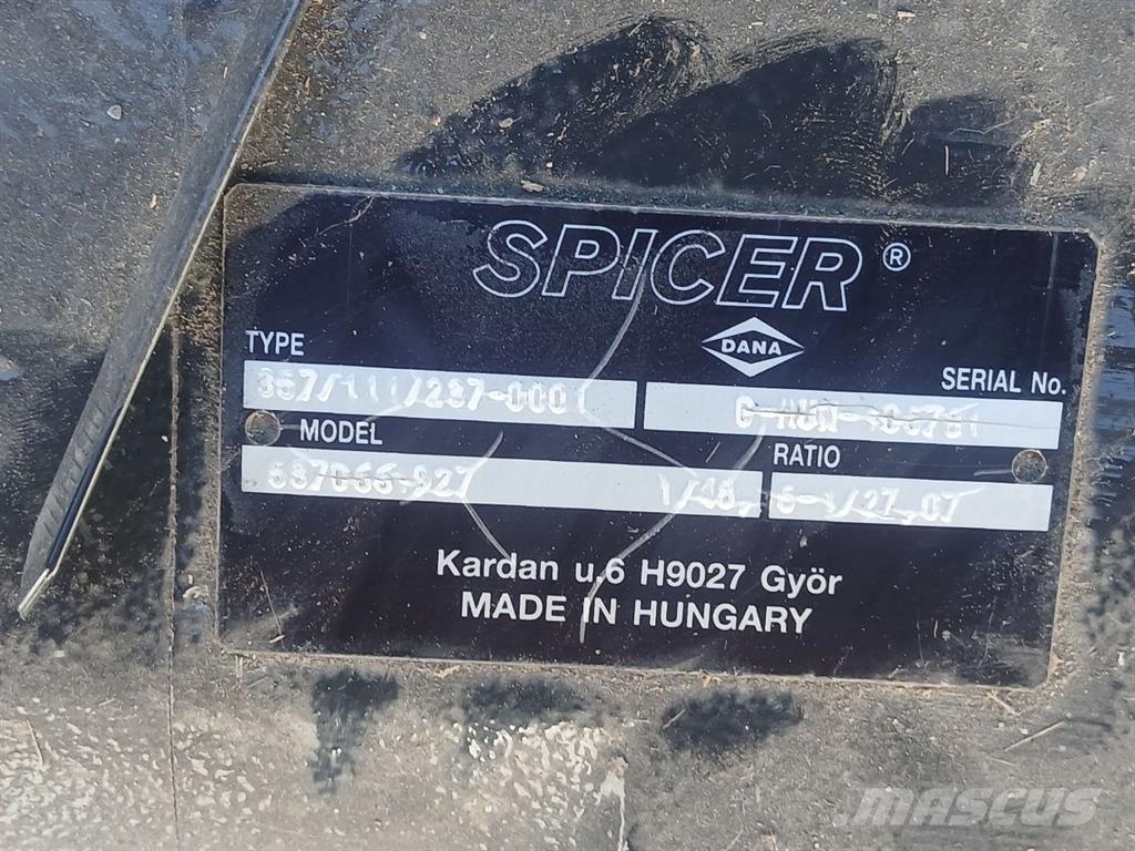 Terex TW75-5370661927-Dana Spicer 357/111/237-Axle/Achse Asis