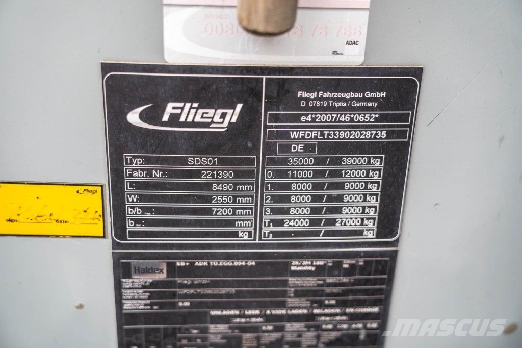 Fliegl SDS01-ALU-32m3 Kiper poluprikolice