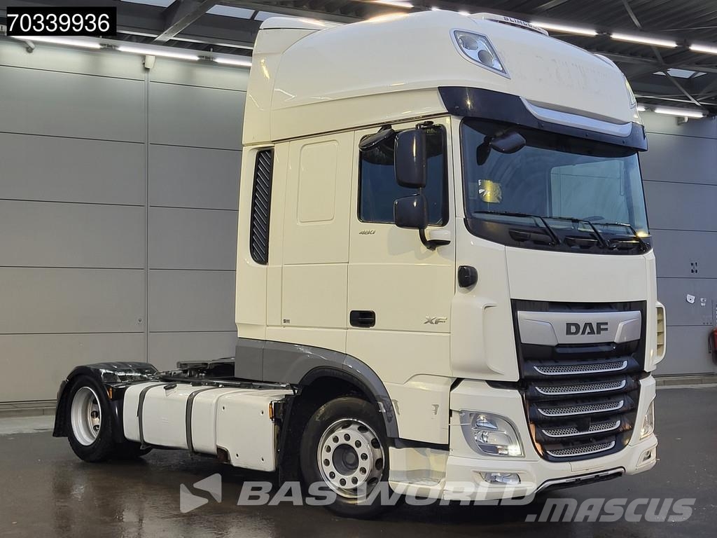 DAF XF 480 XF 4X2 Mega SSC 2xTanks ACC Standklima Vetopöytäautot