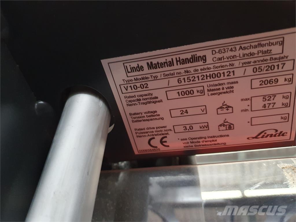Linde V10 Vysokozdvižný vozík