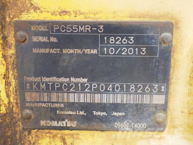 PC PC55MR‑3 Telakaivukoneet