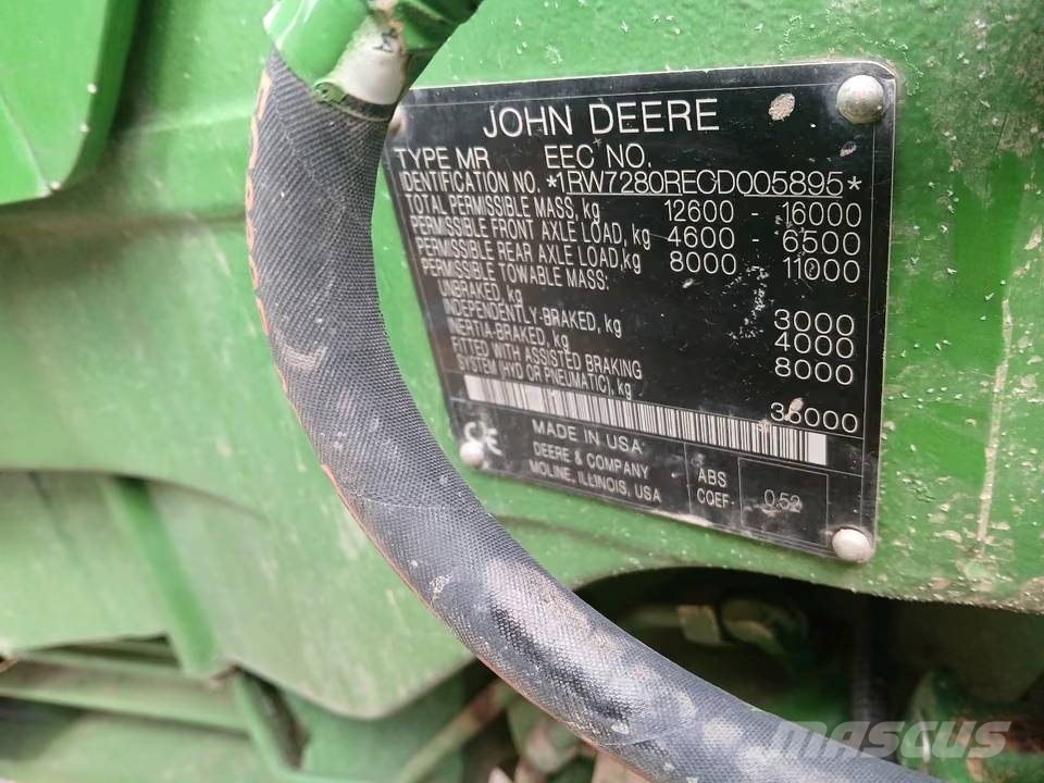 John Deere 7280 R Tractores