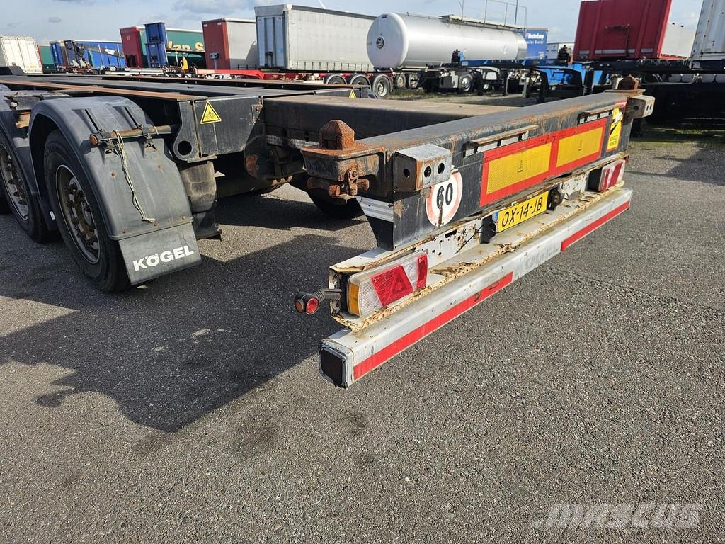 Kögel Port 45 simplex/ extendible/ saf disc Kontejnerske polprikolice
