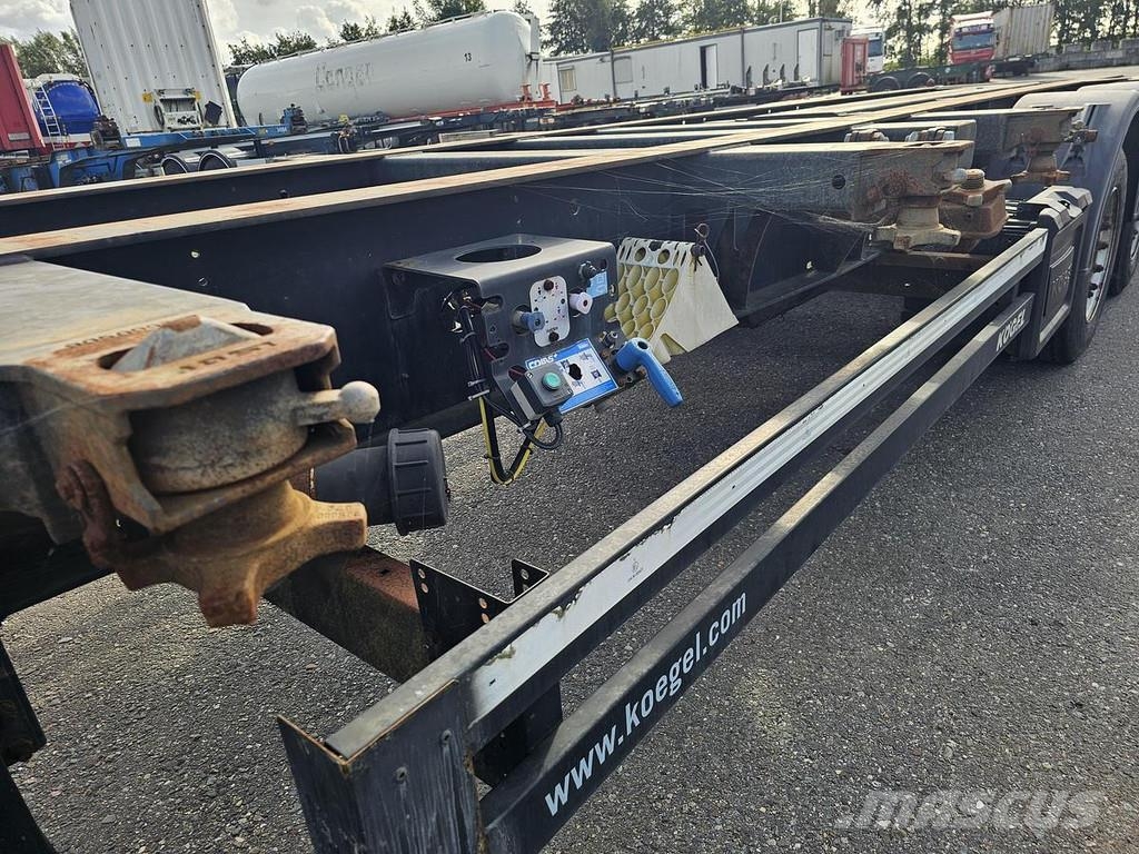 Kögel Port 45 simplex/ extendible/ saf disc Kontejnerske polprikolice