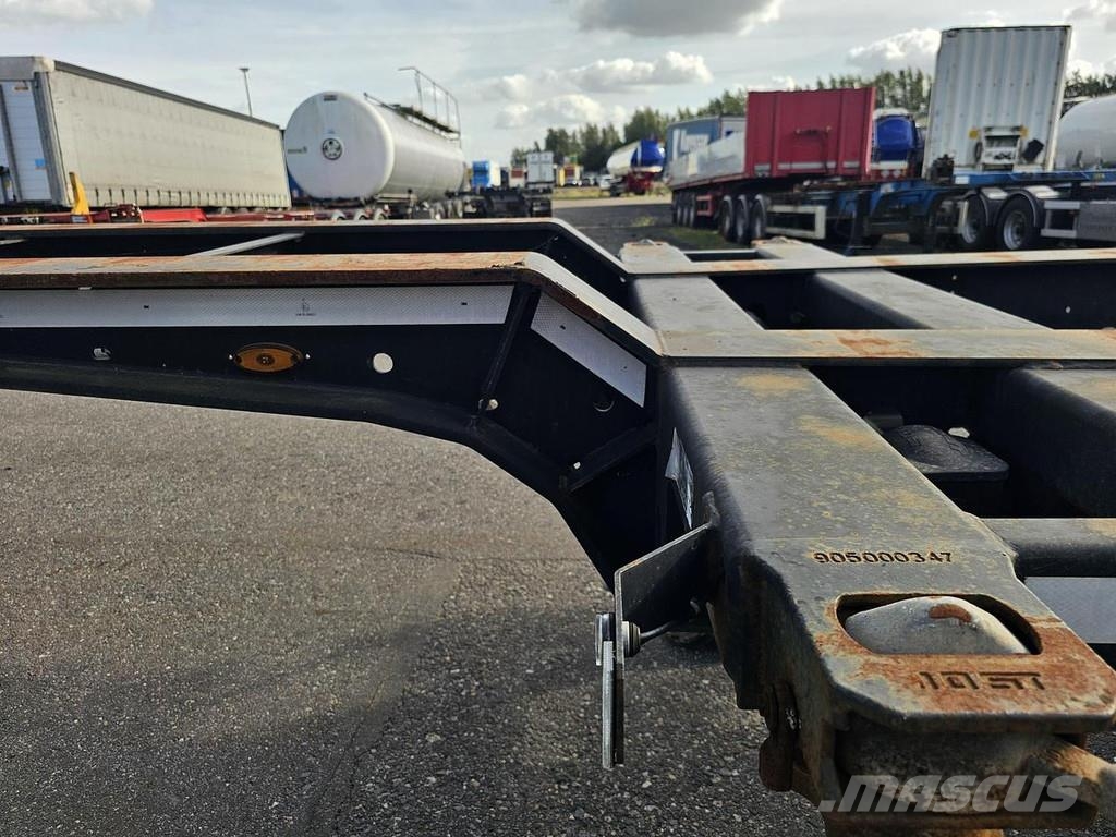 Kögel Port 45 simplex/ extendible/ saf disc Kontejnerske polprikolice