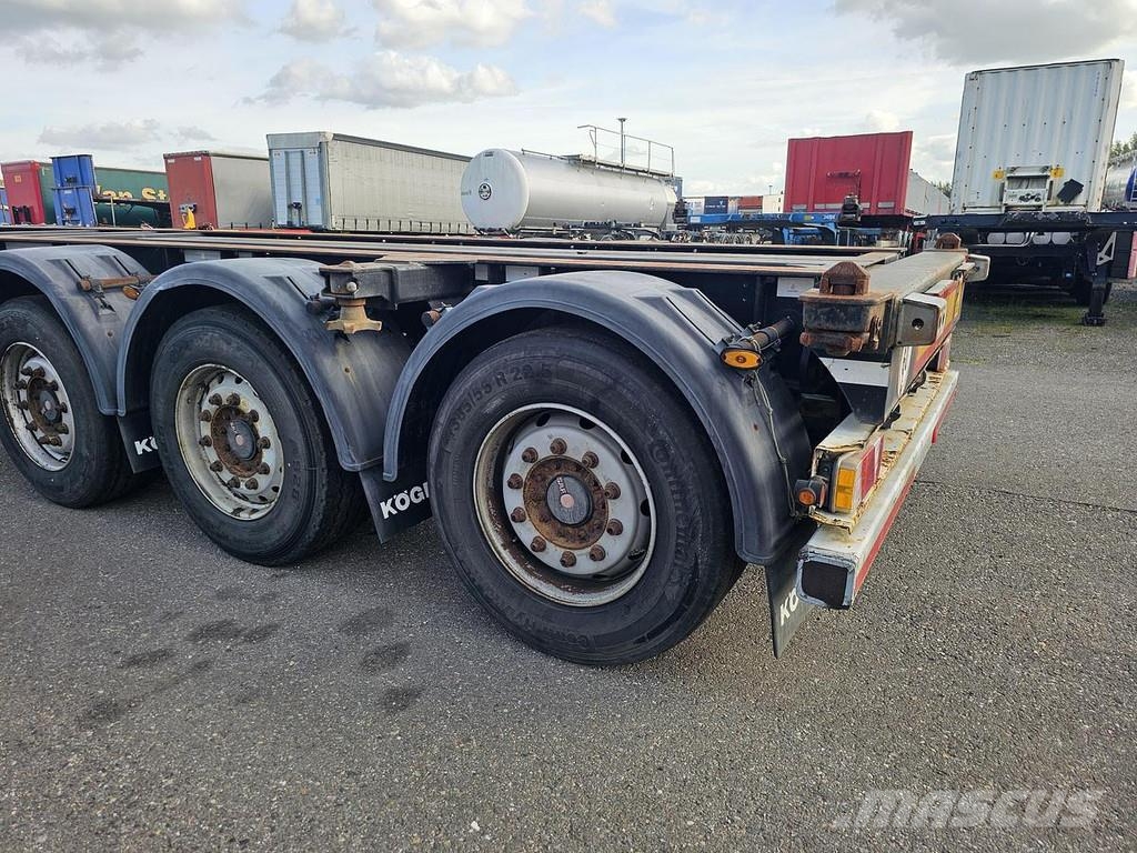 Kögel Port 45 simplex/ extendible/ saf disc Kontejnerske polprikolice