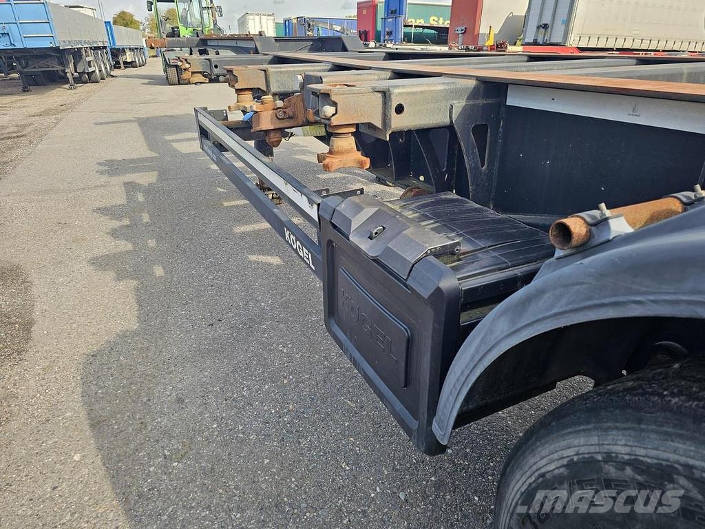 Kögel Port 45 simplex/ extendible/ saf disc Kontejnerske polprikolice