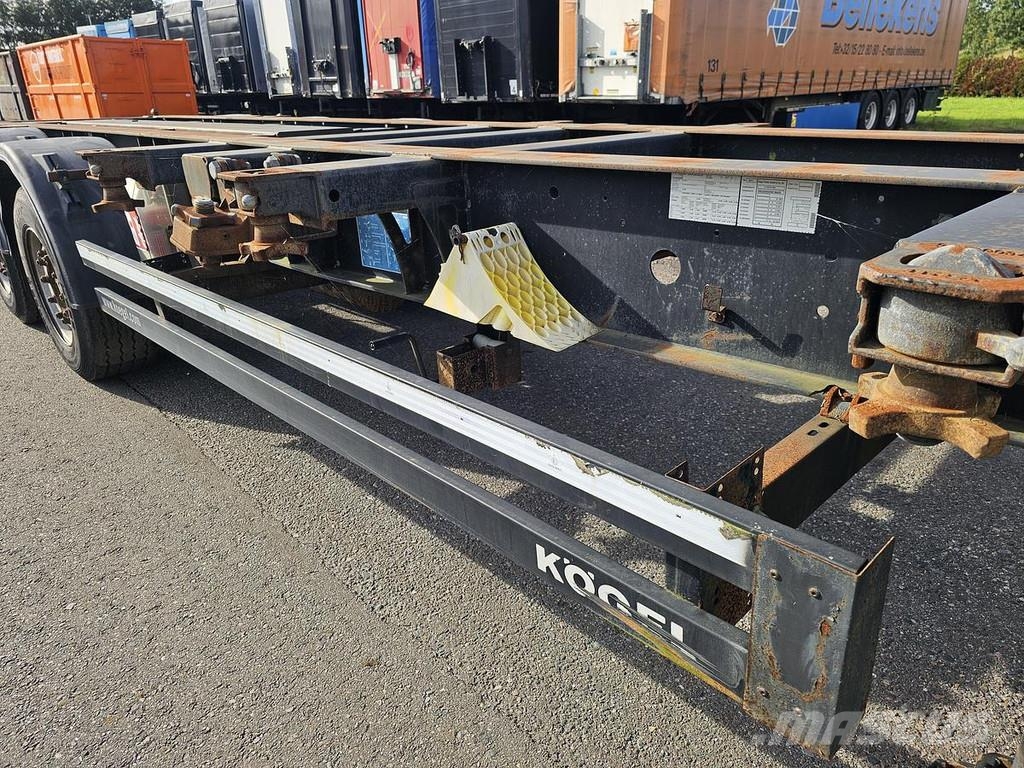 Kögel Port 45 simplex/ extendible/ saf disc Kontejnerske polprikolice