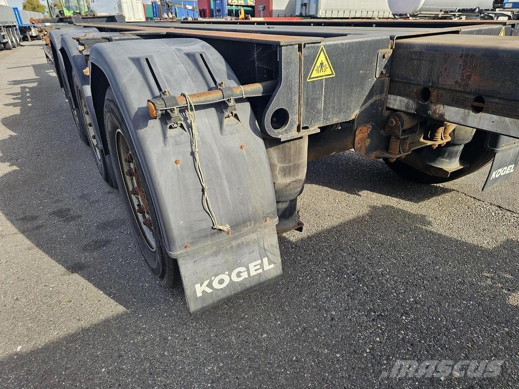 Kögel Port 45 simplex/ extendible/ saf disc Kontejnerske polprikolice