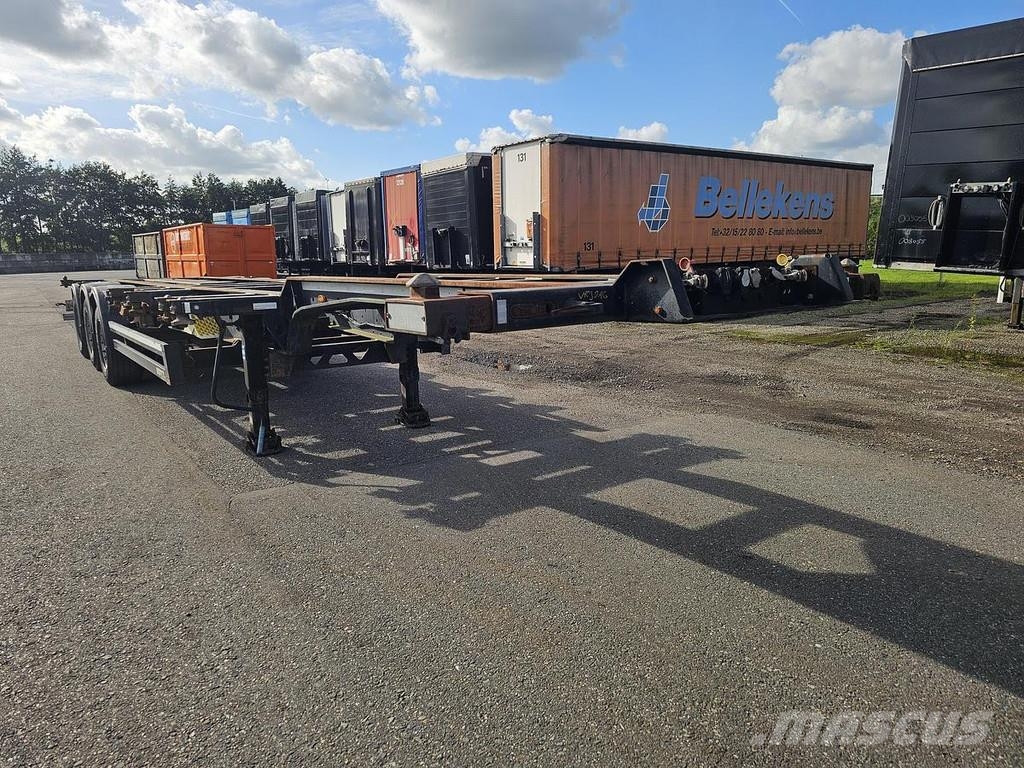 Kögel Port 45 simplex/ extendible/ saf disc Kontejnerske polprikolice