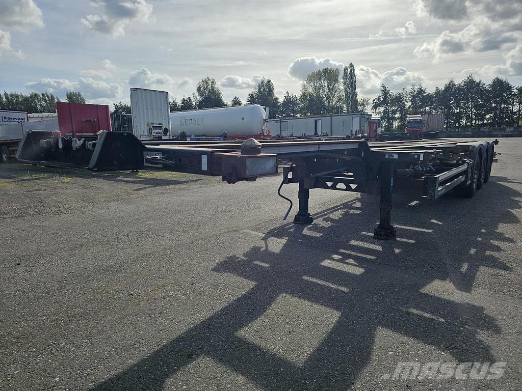 Kögel Port 45 simplex/ extendible/ saf disc Kontejnerske polprikolice