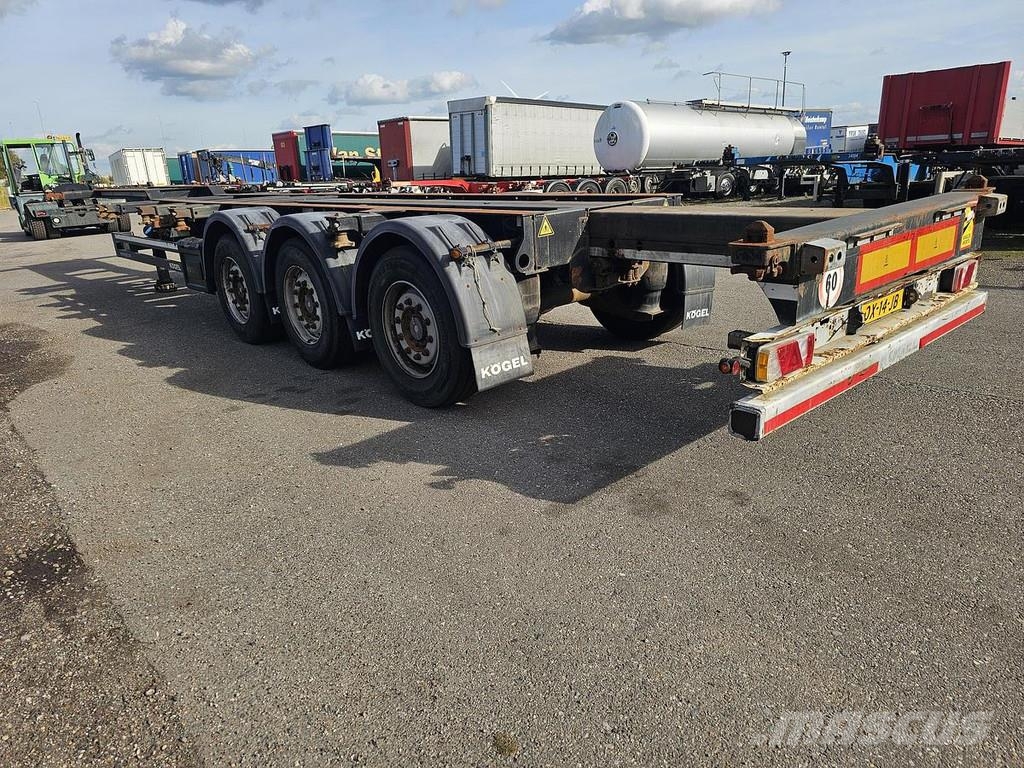 Kögel Port 45 simplex/ extendible/ saf disc Kontejnerske polprikolice