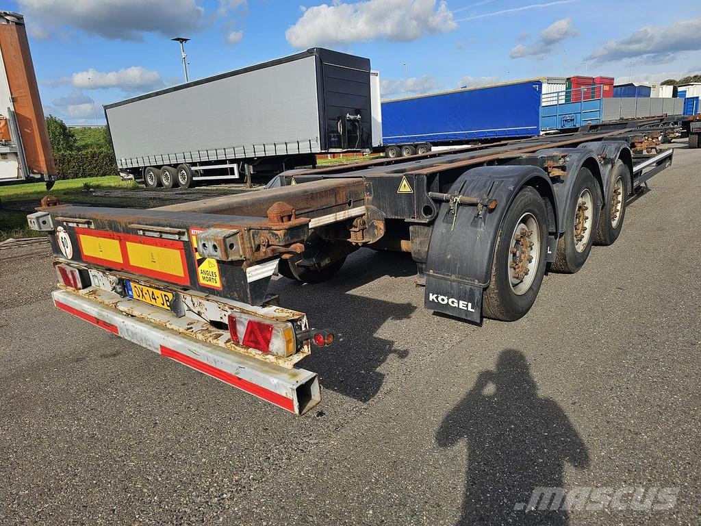 Kögel Port 45 simplex/ extendible/ saf disc Kontejnerske polprikolice
