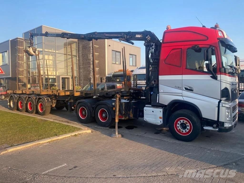 Volvo FH 540 6X4 EURO 6 + EPSILON S260Z96 + TRAILER 4 AX Timmerbilar