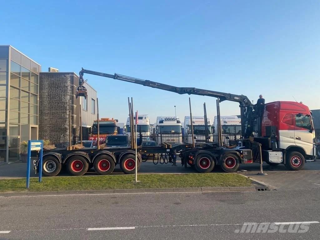 Volvo FH 540 6X4 EURO 6 + EPSILON S260Z96 + TRAILER 4 AX Timmerbilar