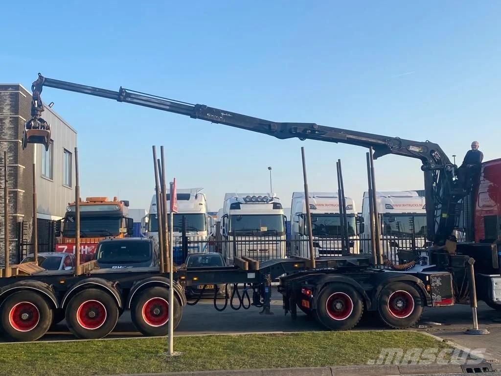 Volvo FH 540 6X4 EURO 6 + EPSILON S260Z96 + TRAILER 4 AX Timmerbilar