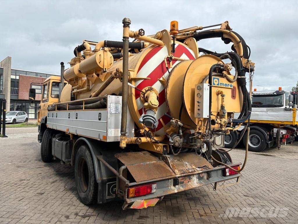 DAF 1900 + BEKKER COMBI SYSTEM + EURO 1 + LOW KM + FUL Saug- und Druckwagen