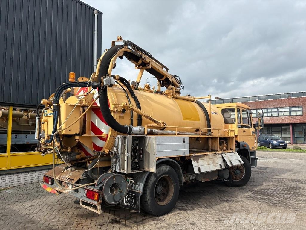 DAF 1900 + BEKKER COMBI SYSTEM + EURO 1 + LOW KM + FUL Saug- und Druckwagen