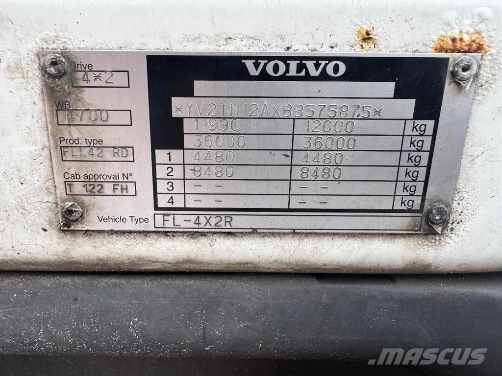 Volvo FL 12.240 4X2 EURO 5 CLOSED BOX TÜV TILL 12-2026 Camiones con caja de remolque