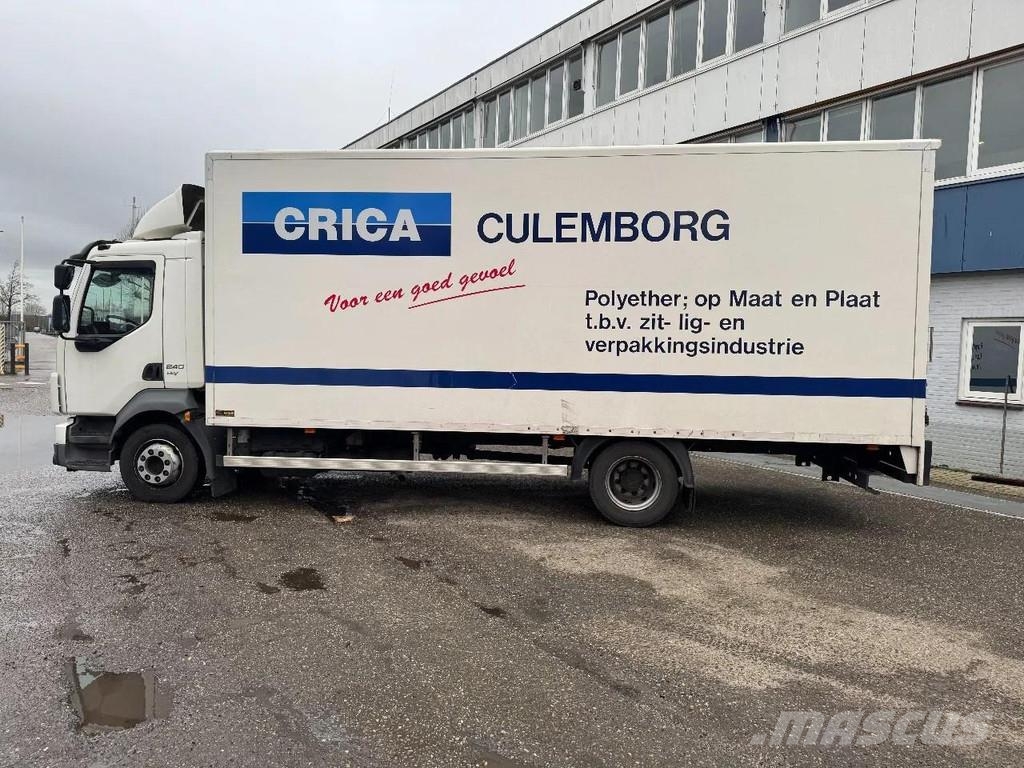 Volvo FL 12.240 4X2 EURO 5 CLOSED BOX TÜV TILL 12-2026 Camiones con caja de remolque