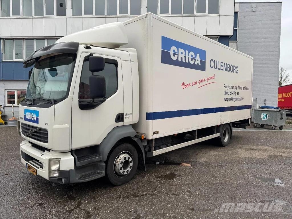 Volvo FL 12.240 4X2 EURO 5 CLOSED BOX TÜV TILL 12-2026 Camiones con caja de remolque