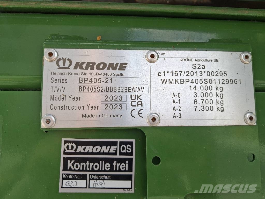 Krone BIG PACK 1290 HDP II VC Presse quadre