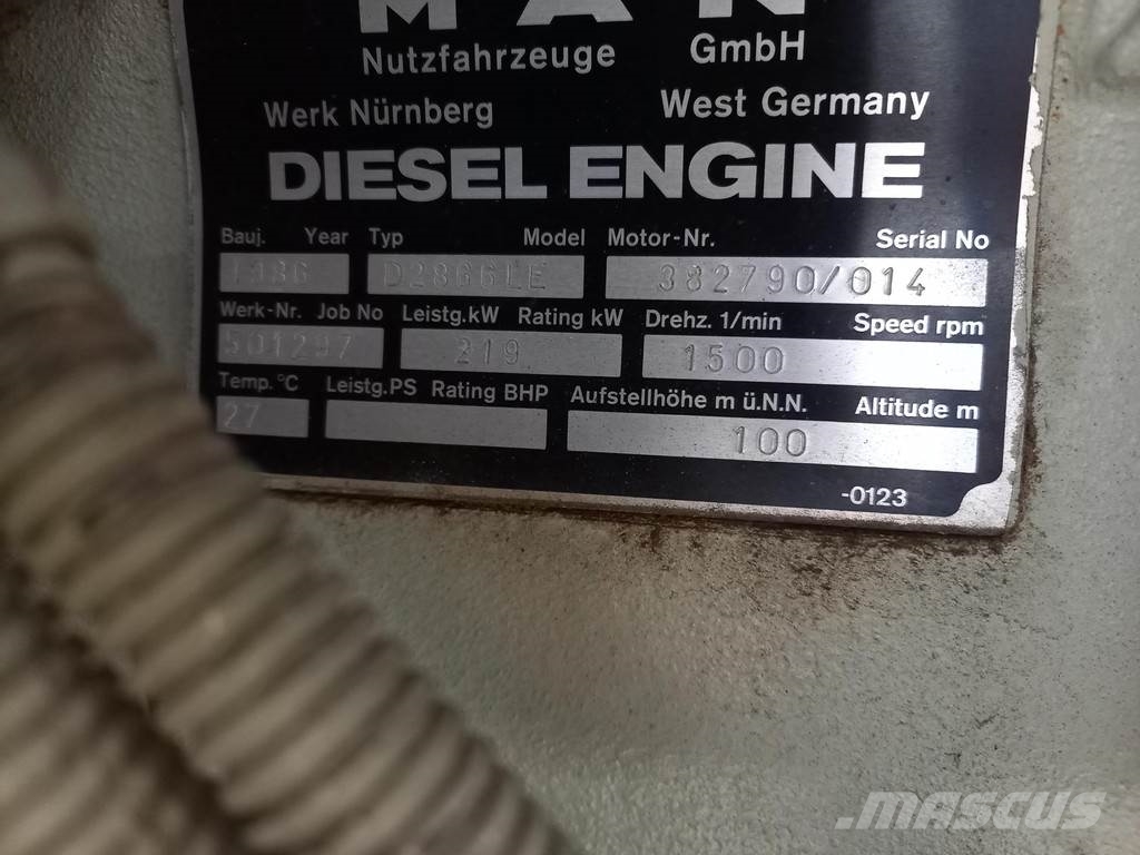 MAN D2866 LE USED Motorji