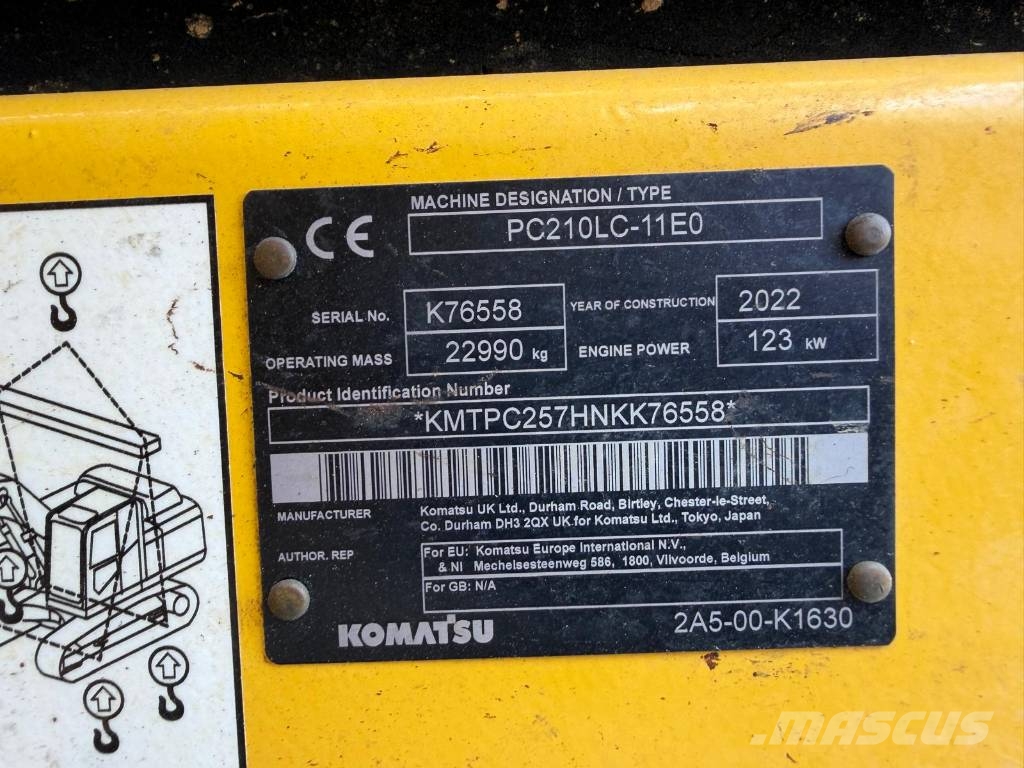 Komatsu PC210LC-11 Εκσκαφείς με ερπύστριες