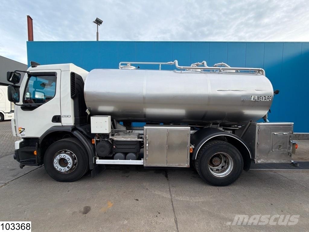 Volvo FE 280 EURO 6, 11.000 L, 3 Comp. Camiones cisternas