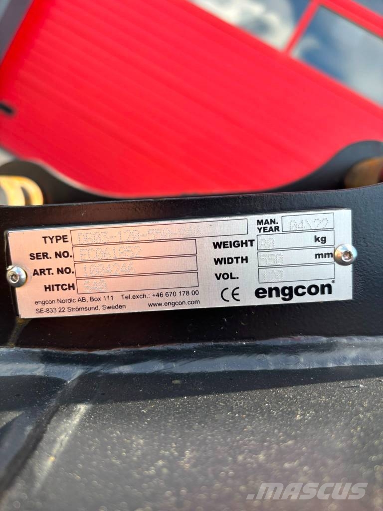 Engcon Kuokkakauha 550mm / 120L S40 Cucharones