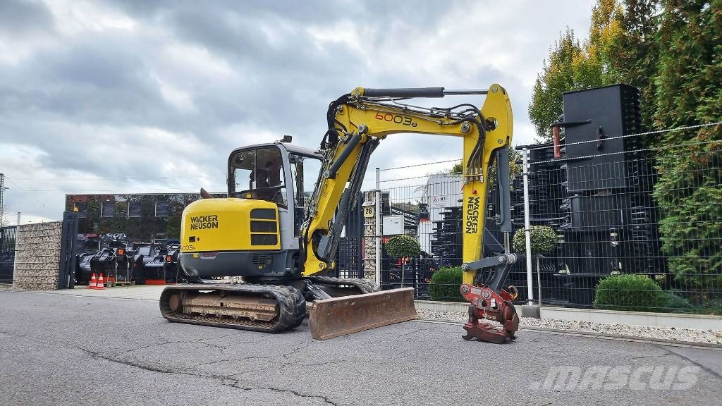 Wacker Neuson Minibagger 6003 RD, Verstellausl., MS08, Powertilt Miniexcavadoras