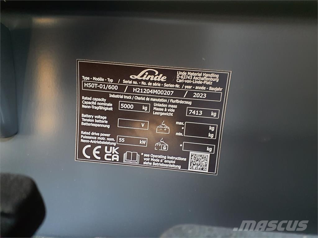 Linde H50T/600 LPG forklifts