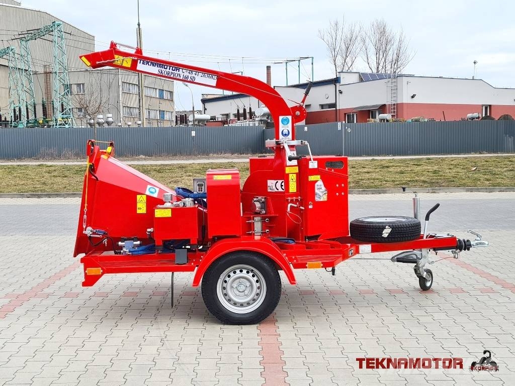 Teknamotor Skorpion 160 SD Holzhäcksler Häcksler Chipper Trituradoras de madera