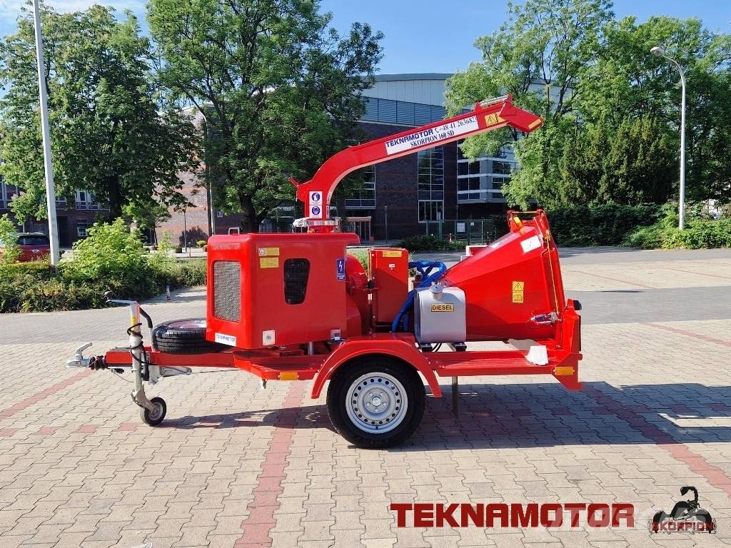 Teknamotor Skorpion 160 SD Holzhäcksler Häcksler Chipper Trituradoras de madera