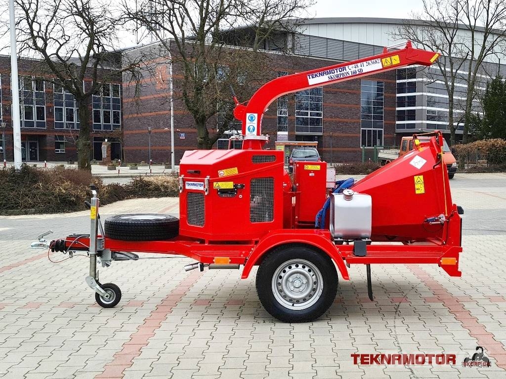 Teknamotor Skorpion 160 SD Holzhäcksler Häcksler Chipper Trituradoras de madera