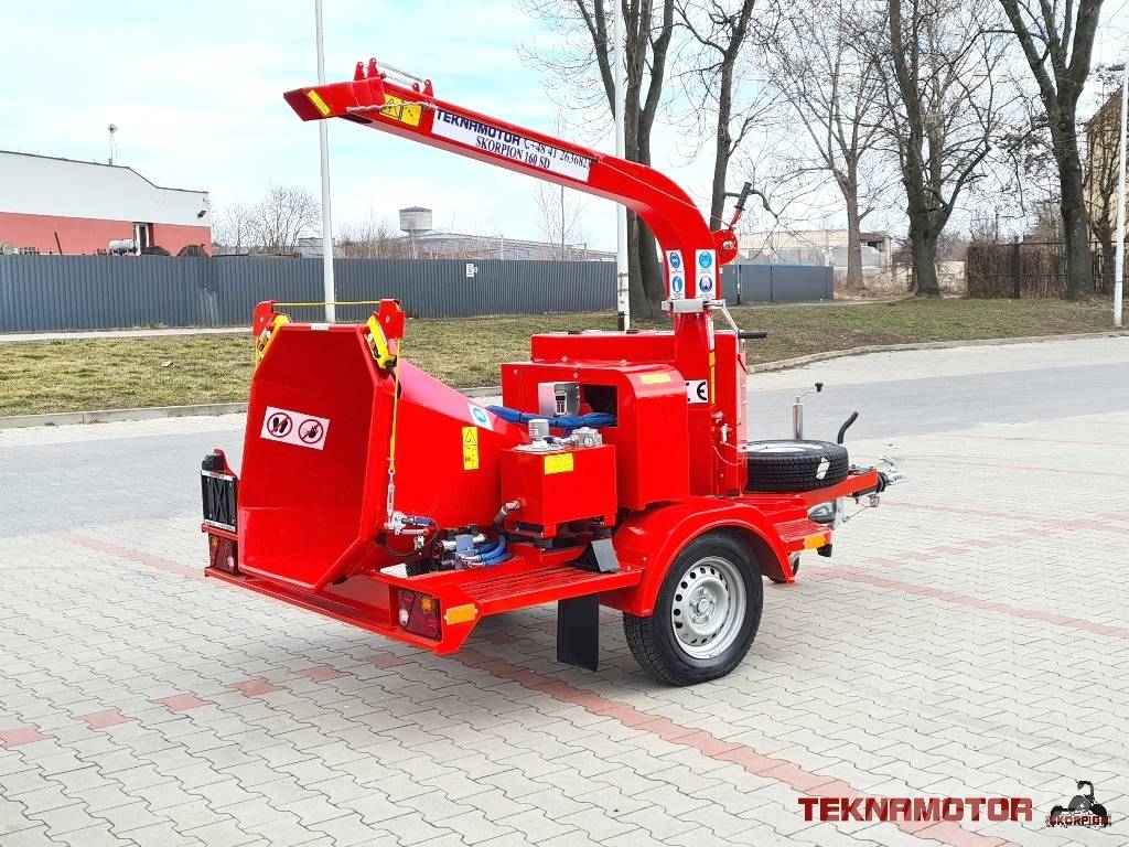 Teknamotor Skorpion 160 SD Holzhäcksler Häcksler Chipper Trituradoras de madera