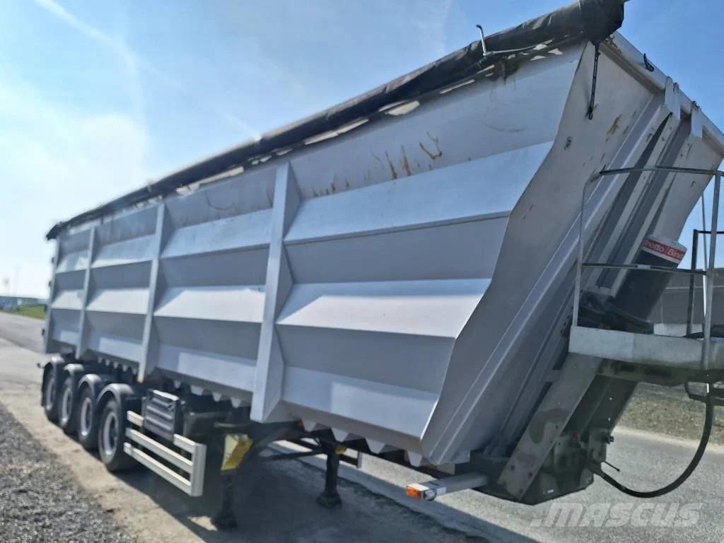 AMT TV400 4 akslet 69 m3 HARDOX tiptrailer Semi-trailer med tip