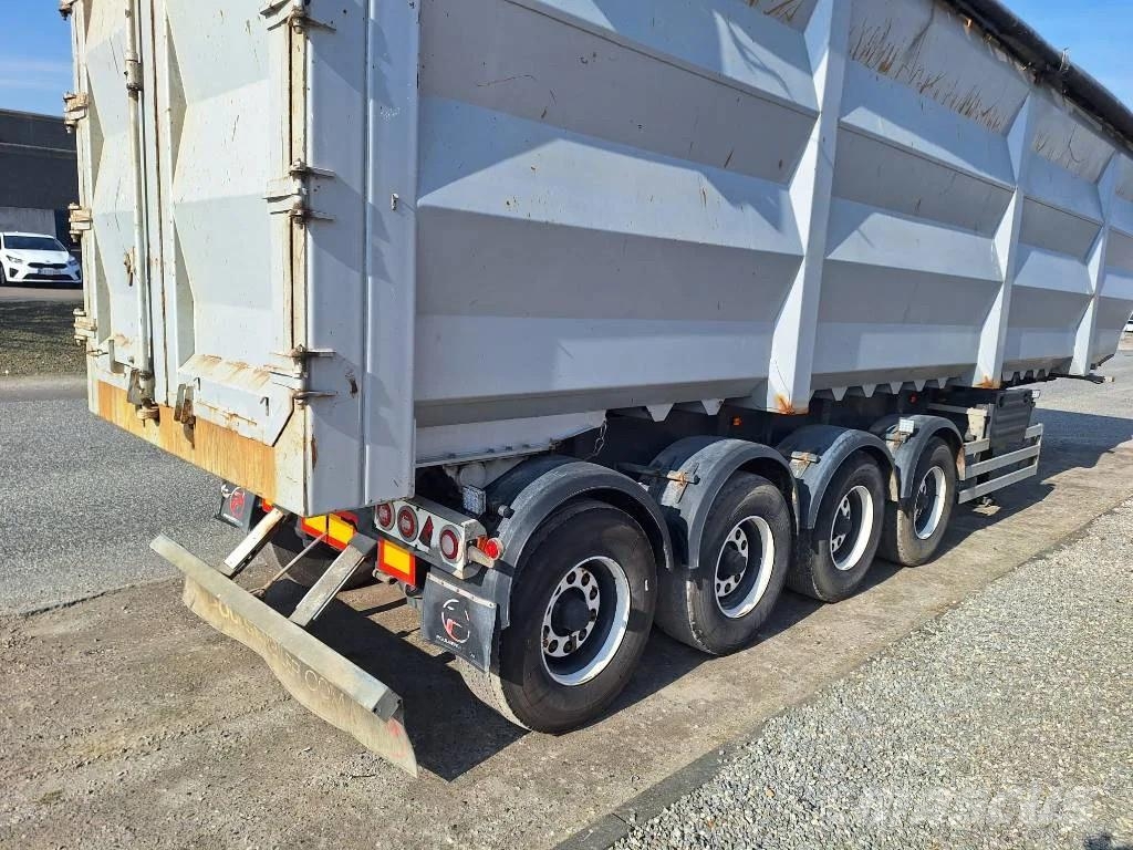AMT TV400 4 akslet 69 m3 HARDOX tiptrailer Semi-trailer med tip