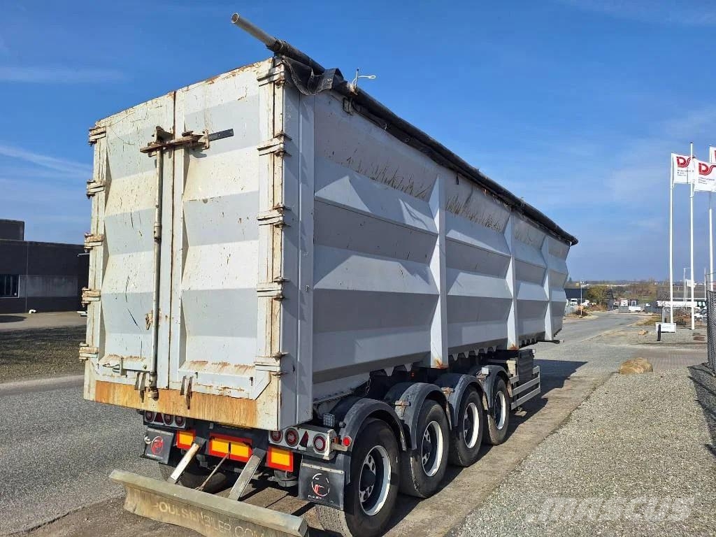 AMT TV400 4 akslet 69 m3 HARDOX tiptrailer Semi-trailer med tip