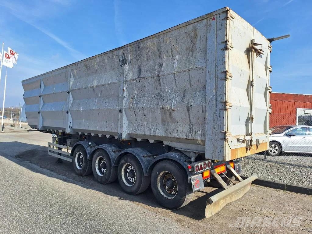 AMT TV400 4 akslet 69 m3 HARDOX tiptrailer Semi-trailer med tip