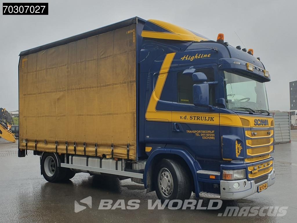 Scania G440 4X2 NL-truck Curtainsides Full Air Retarder A Camion à rideaux coulissants (PLSC)