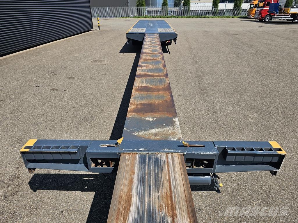 Broshuis 6 ABSD-85 / 3 X EXTENDABLE - 46 MTR نصف مقطورة مسطحة منخفضة