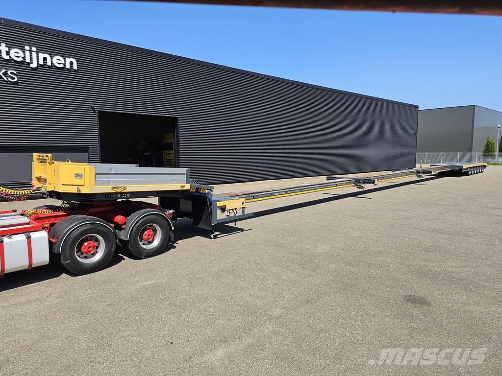 Broshuis 6 ABSD-85 / 3 X EXTENDABLE - 46 MTR نصف مقطورة مسطحة منخفضة