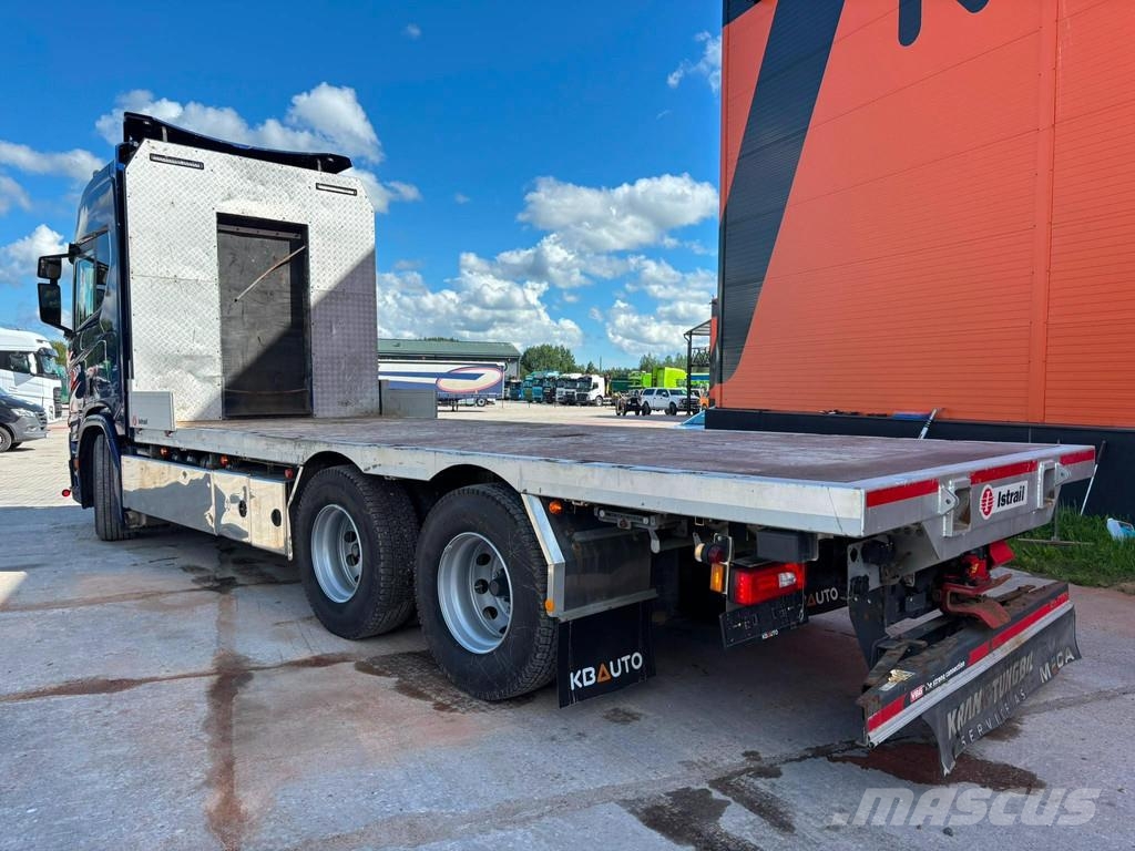 Scania R 650 6x4 RETARDER / PLATFORM L=6851 mm Camiones plataforma